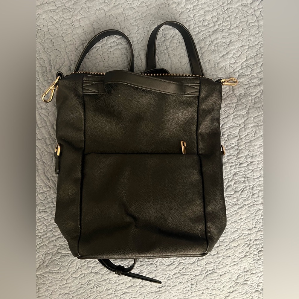 A New Day small black backpack